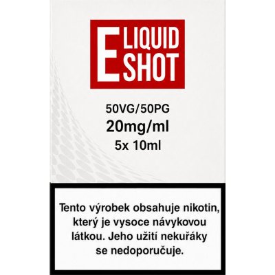 EXPRAN GmbH E-Liquid Shot Booster PG50/VG50 20mg 5x10ml – Zboží Dáma