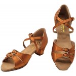 H-dance G2176 taneční obuv dívčí G2176 tělová satén – Zboží Dáma