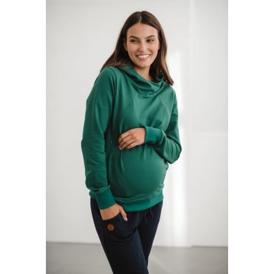 Kojící mikina Milk Please Bottle Green – Sleviste.cz