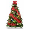 Vánoční stromek LAALU Ozdobený stromeček SYMBOL VÁNOC 270 cm s 152 ks ozdob a dekorací