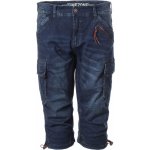 Timezone 3/4 kraťasy Loose Miles pánské džínové Kraťasy Tmavě 25100094031193839 modré – Sleviste.cz