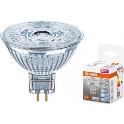 Osram žárovka LED MR16 GU5.3, studená bílá, 12V 3,8W LED STAR – Zboží Mobilmania