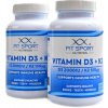 Vitamín a minerál FitSport Nutrition 2x Vitamin D3 + K2 120 kapslí