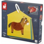 Janod hmatové karty na kroužku Farma – Zboží Dáma