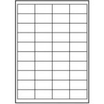 Logo etikety 48.5mm x 25.4mm, A4, matné, bílé, 44 etiket, 140g/m2, baleno po 25 ks, pro in (32206) – Sleviste.cz