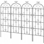 Kovová pergola Vevor s mřížkou, 180 cm – Hledejceny.cz