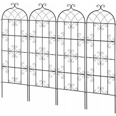 Kovová pergola Vevor s mřížkou, 180 cm – Hledejceny.cz