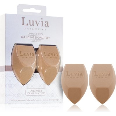 Luvia Cosmetics Diamond Drop Blending Sponge Set Elegance 2 ks