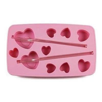 Toro Forma silikon na led s brčkem, tvar srdce, růžová 263398 – Sleviste.cz
