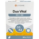 Livsane Vitamin D3 + K2 na vitalitu 30 kapslí – Hledejceny.cz
