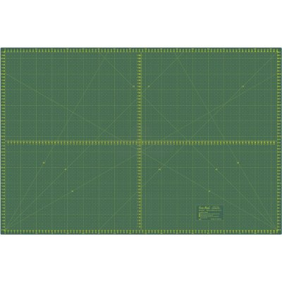 Donwei Řezací podložka na látky, patchwork DONWEI DW-12121, samosvorná, zelená, 90x60cm, vel. L , tloušťka 3mm – Zbozi.Blesk.cz