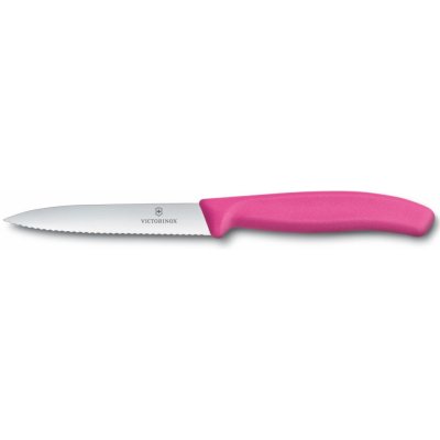 Victorinox Nůž s vlnitým ostřím Swiss Classic 6.7736.L5 růžový 10 cm
