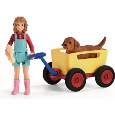 Schleich 42543 Výlet s ručním vozíkem