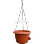 Plastkon Květináč samozavlažovací Marina 30 cm terakotový – Sleviste.cz