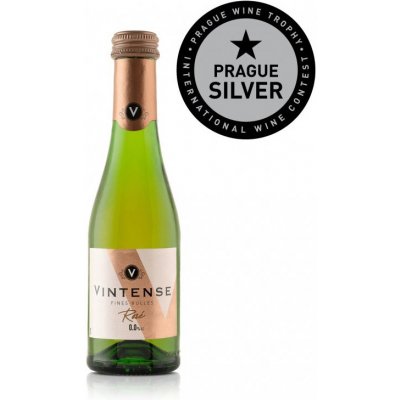 Vintense Víno růž. Rosé nealko 0% 0,2 l (holá láhev) – Zboží Dáma