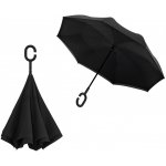 Obrácený holový deštník s dvojitým potahem v černé barvě černá – Hledejceny.cz