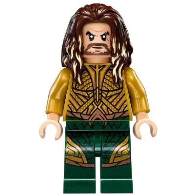 LEGO® 76085 Aquaman - Dark Brown Long Hair -Super Heroes: Justice League – Hledejceny.cz