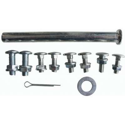 sada ke stavebnímu kolečku -šrouby, matice, osa, závlačka – Sleviste.cz