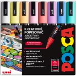 Uni Posca 5M sada 8ks pastelové – Zboží Dáma