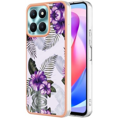 PROTEMIO 65695 IMD MARBLE Ochranný kryt Honor X6a PURPLE FLOWER – Zbozi.Blesk.cz