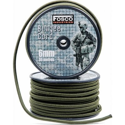 Šňůra/gumicuk 6mm BUNGEE 30 m – Zboží Mobilmania