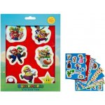 SADA 8 ARCHŮ SAMOLEPKY SUPER MARIO – Zboží Dáma