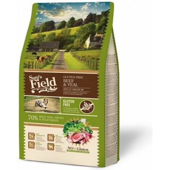 Sam's Field Gluten Free Adult Medium Beef & Veal 2,5 kg