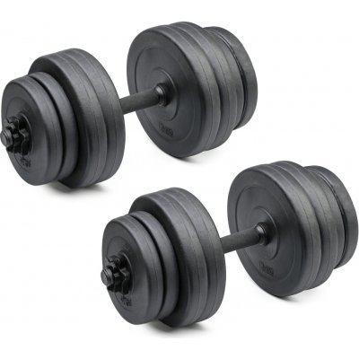TRINFIT Set jednoručních nakládacích činek NCP 2 x 15 kg 25 mm – Zboží Dáma