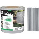 Bradas Stínící plotová páska 0,19x35m s klipy světle šedá – Hledejceny.cz