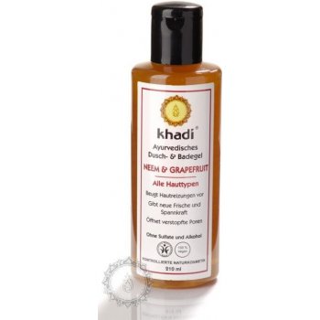 Khadí sprchový gel Neem & grapefruit 210 ml