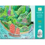 Djeco 3D omalovánka Na vrcholky hor – Zboží Dáma