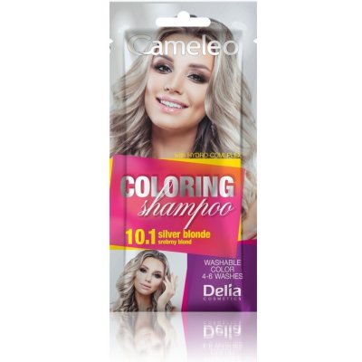 Delia Cameleo No1 barevný šampon 10.1 stříbrný 40 ml