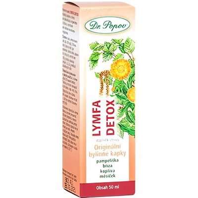 Dr.Popov Lymfa detox originální bylinné kapky 100 ml – Hledejceny.cz