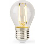 NEDIS LED žárovka E27/ G45/ 4,5 W/ 220 V/ 470 lm/ 2700 K/ stmívatelná/ teplá bílá/ retro styl – Hledejceny.cz