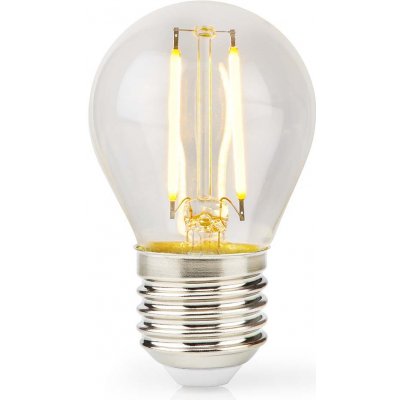 NEDIS LED žárovka E27/ G45/ 4,5 W/ 220 V/ 470 lm/ 2700 K/ stmívatelná/ teplá bílá/ retro styl – Hledejceny.cz
