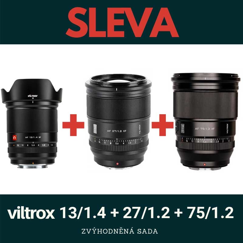 Viltrox SADA 13mm f/1.4 + 27mm f/1.2 + 75mm f/1.2 Fujifilm X