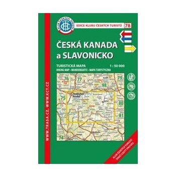 KČT 78 Česká Kanada a Slavonicko 1:50 000