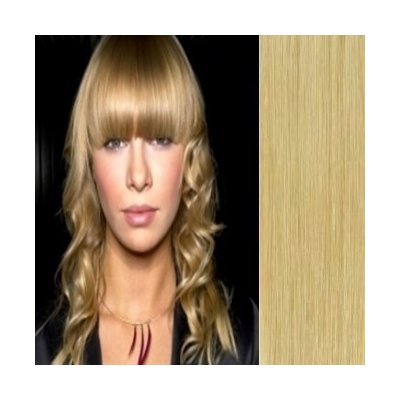 Clip in ofina REMY 100% lidské vlasy PŘÍRODNÍ BLOND – Hledejceny.cz