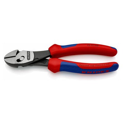 Knipex TwinForce 7372180F Kleště štípací boční - silové 180mm / s otevírací pružinou (7372180F) – Zboží Mobilmania