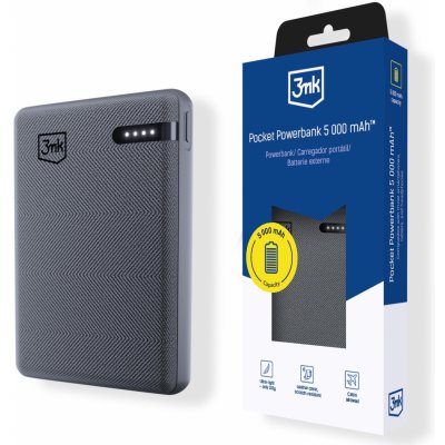 3mk Pocket 5000mAh šedá – Zboží Živě