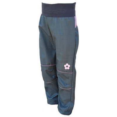 letní softshellové kalhoty šedo růžová – Zboží Mobilmania
