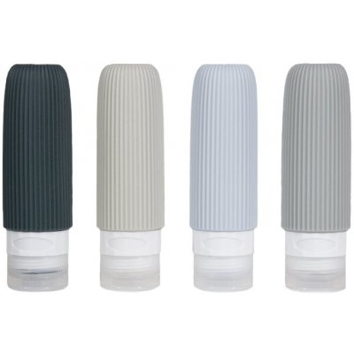 Kufryplus Cestovní silikonové lahvičky 90 ml XND45 4 ks – Zboží Dáma