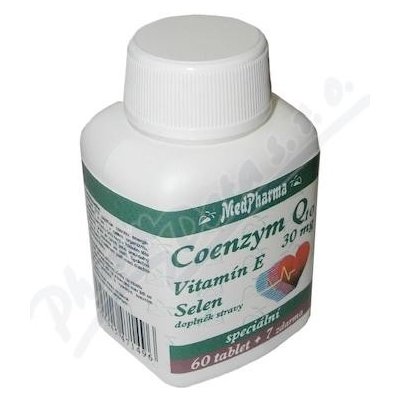 MedPharma Coenzym Q10 30mg+vit.E+selen tbl.67