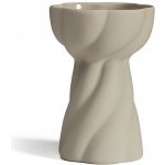 COOEE Váza Twist Bulb 12cm, barva písková - – Hledejceny.cz