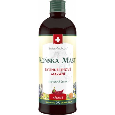 Swissmedicus Koňská mast bylinné lihové mazání hřejivé 400 ml – Zboží Mobilmania