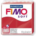 Fimo Staedler soft tmavě červená 57g – Zboží Mobilmania