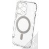 Pouzdro a kryt na mobilní telefon Apple Pouzdro 1Mcz MagSilicone Skinny TPU ochranné s MagSafe Apple iPhone 14 Pro průhledná transparent