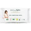 Eco by Naty Babycare Vlhčené ubrousky bez vůně - pro citlivou pokožku 56 ks