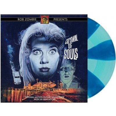 Soundtrack - Moore Gene - Carnival of Souls - Deluxe Coloured Blue & Aqua Cornetto Edition LP – Zboží Mobilmania