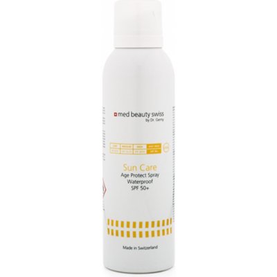 Med Beauty Swiss Sun Care Age Protect Spray SPF50+ Waterproof 150 ml – Zboží Mobilmania